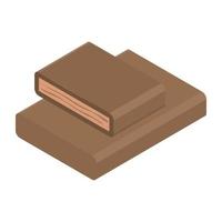 chocoladereep concepten vector