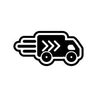 Bestelwagen pictogram ontwerp vector