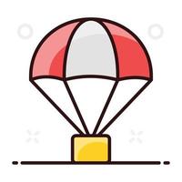luchtballon levering vector