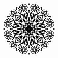 textuur papier gesneden Indiase mandala vector