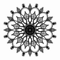 textuur papier gesneden Indiase mandala vector