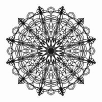 textuur papier gesneden Indiase mandala vector