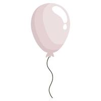 witte ballon icoon vector