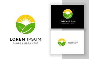 zon logo teken symbool ontwerpsjabloon. creatieve zon logo illustratie. vector