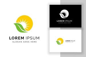 zon logo teken symbool ontwerpsjabloon. creatieve zon logo illustratie. vector