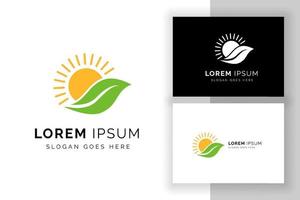 zon logo teken symbool ontwerpsjabloon. creatieve zon logo illustratie. vector