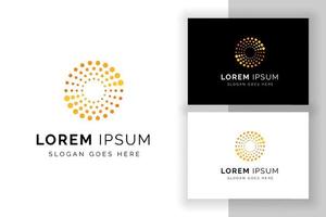 zon logo teken symbool ontwerpsjabloon. creatieve zon logo illustratie. vector