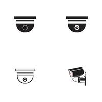 vectorillustratie van cctv en camera symbool vector