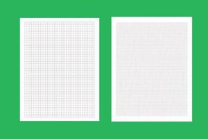 grafiek en rasterpapier pagina-interieurontwerpsjabloon vector