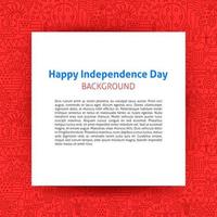 gelukkige onafhankelijkheidsdag papieren sjabloon vector