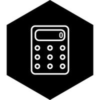 Calculator pictogram ontwerp vector