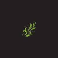 logo bloem abstracte pictogram. ontwerp sjabloon. bloeien plant plat vector