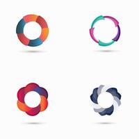 cirkel abstract logo vector