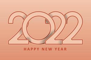 2022 nieuwjaar afbeelding achtergrondontwerp vector