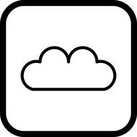 Cloud pictogram ontwerp vector