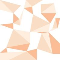 abstracte oranje achtergrond, laag poly getextureerde driehoeksvormen in willekeurig patroon, trendy lowpoly achtergrond gratis vector