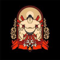 Japanse sumo illustratie vector