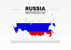 rusland onafhankelijkheidsdag achtergrond banner poster vector