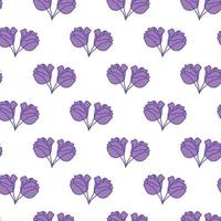bluebell bloem naadloos patroonontwerp vector