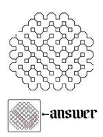 puzzelspel en antwoord vector