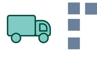 Truck pictogram ontwerp vector