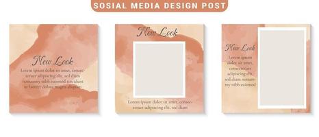 social media postframe collectie vector