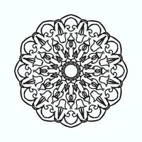 handgetekende mandala. decoratie in etnisch oosters doodle ornament vector