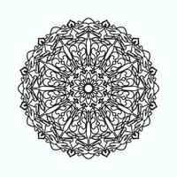 handgetekende mandala. decoratie in etnisch oosters doodle ornament vector