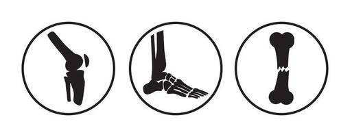 artritis pictogram. osteopaat praktijk. osteoporose teken, artrose anatomische vector. rugpijn, hernia tussenwervelschijven worden weergegeven op de witte achtergrond. het is voor bestemmingspagina, web, app. vector