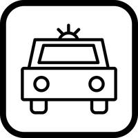 Politiewagen pictogram ontwerp vector