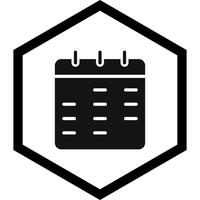 Kalender pictogram ontwerp vector