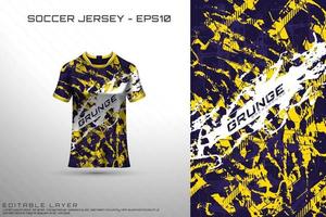 sport jersey en t-shirt sjabloon sport jersey ontwerp vector mockup.