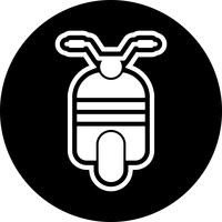 scooter pictogram ontwerp vector