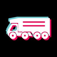 Kipper Truck pictogram ontwerp vector