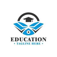 logo ontwerp symbool van onderwijs vector