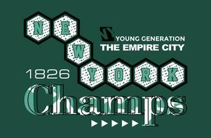 champs belettering handen typografie grafisch ontwerp in vectorillustratie. vector