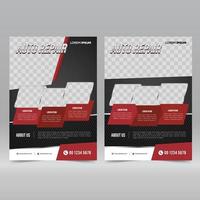 auto reparatie flyer ontwerpsjabloon vector