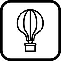Luchtballon pictogram ontwerp vector