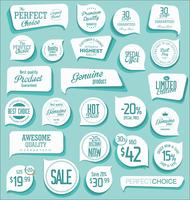 Moderne badges stickers en labels-collectie vector