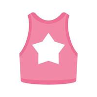 schattige kleding baby accessoire icoon vector