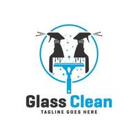 glasreiniger spray logo vector