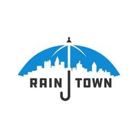 stad paraplu vector logo