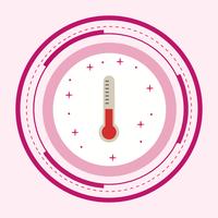 Thermometer pictogram ontwerp vector