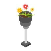 bloempot concepten vector