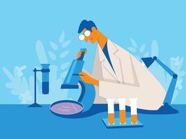 arts in laboratorium illustratie concept vector