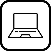 Laptop pictogram ontwerp vector