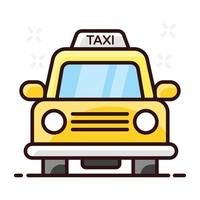 taxi pictogram ontwerp vector