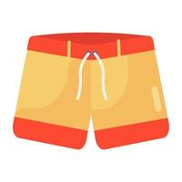 shorts in moderne stijl strandkleding vector