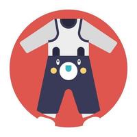 baby romper concepten vector