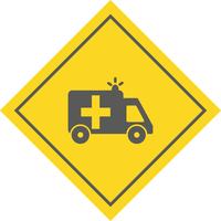 Ambulance pictogram ontwerp vector